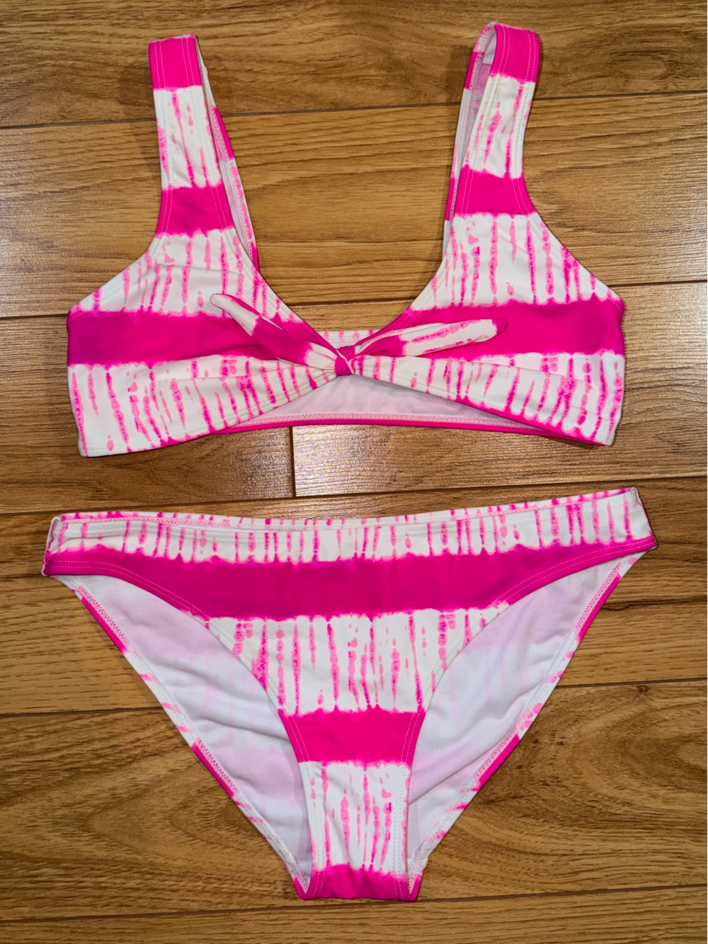 Pink Tie Dye Bikini Set